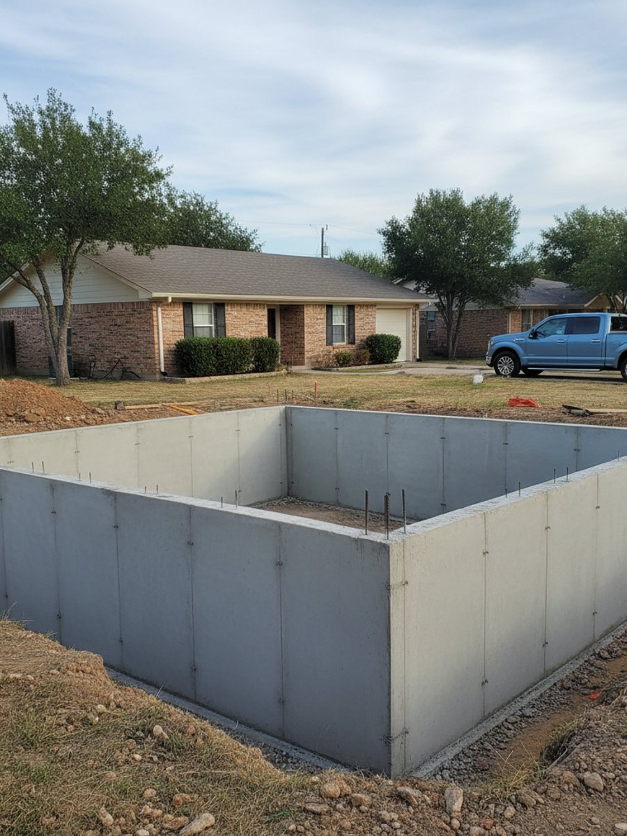 Stamped Concrete completed by San Angelo Concrete in Grape Creek, TX